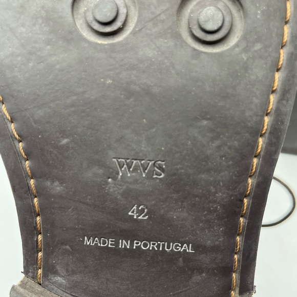 WVS Vegan Leather Lace Up Brown Boot. Size 42 - Picture 8 of 11